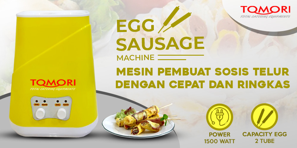 Mesin pembuat sosis telur dengan cepat dan ringkas